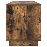 TV Cabinet with LED Lights Smoked Oak 193.5x41x50 cm 3328439
