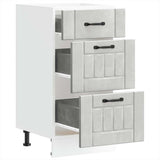 Kitchen Base Cabinet Lucca Concrete Grey Engineered Wood 854234