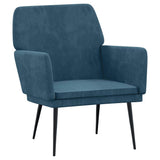 Armchair Blue 62x79x79 cm Velvet 351381