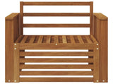 Outdoor Sofa Solid Acacia Wood Natural 3436349
