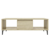 ZNTS Coffee Table Sonoma Oak 103.5x60x35 cm Engineered Wood 806025