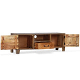 244967 TV Cabinet Solid Wood Vintage 118x30x40 cm