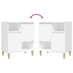 Sideboards 3 pcs White 60x35x70 cm Engineered Wood 3185735