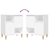 Sideboards 3 pcs White 60x35x70 cm Engineered Wood 3185735