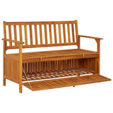 Storage Bench Natural wood Solid acacia wood Medium Storage Bench 310279