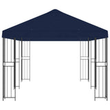 6 x 3 m Blue Polyester and Steel 190 3375988