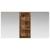 Bathroom Cabinet Set 3 pcs 130 x 14.5 x 70 cm Engineered wood 3403766