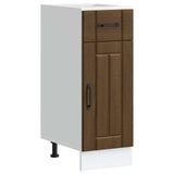 Kitchen Base Cabinet Lucca Brown Oak Engineered Wood 853704