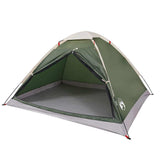 Camping Tent Dome 4-Person Green Waterproof 94762