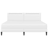 Bed Frame with LED Strip Lights White 180 x 200 cm Faux Leather 3415287