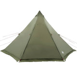 Family Tent Tipi 8-Person Olive Green Waterproof 4009449