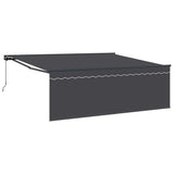 Retractable Awning Manual Anthracite 400 x 300 cm 3330503