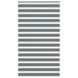 Zebra Blind Dark Grey 125x200 cm Fabric Width 120.9 cm Polyester 4014162