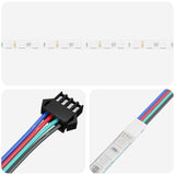LED Strip 2 pcs Black and Transparent 4000 mm 3429126