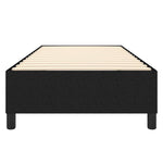 Box Spring Bed Frame Black Single Fabric 3121198