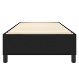 Box Spring Bed Frame Black Single Fabric 3121198