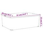 Plastic Storage Boxes 6 pcs 10 L Stackable 3189187