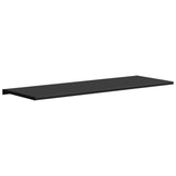 Window Sill Black with wood grain 140 x 50 x 4.5 cm PVC 42046884