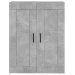 Highboard Concrete Grey 69.5x34x180 cm Engineered Wood 3199621