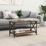 Coffee Table Old wood 80 x 45 x 45.5 cm Engineered wood 875731