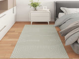 Indoor and Outdoor Rug PALMERAS Green 80 x 200 cm Polyester 42022597