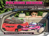 Foldable Electric Kids Scooter, Ride-on for Ages 7-14 Years, Pink T3398P349434