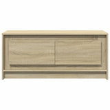 ZNTS Coffee Table with LED Lights Sonoma Oak Engineered Wood 851986