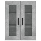 Highboard Concrete Grey 69.5x34x180 cm Engineered Wood 3198557