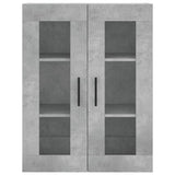 Highboard Concrete Grey 69.5x34x180 cm Engineered Wood 3198301