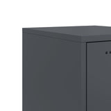 Highboard Anthracite 36x39x123 cm Steel 846526