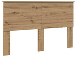 Bed Frame Artisian Oak 120 x 200 cm Solid Pine Wood 3409389