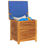 Garden Storage Box with Louver 60x50x56 cm Solid Wood Acacia 365839