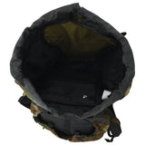 Hiking Backpack Green Camouflage 60 L Oxford Fabric 4009962