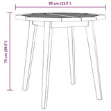 Garden Table Natural wood Solid Acacia wood Medium 310299