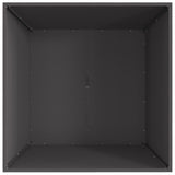 Fire Pit Black 80 x 80 x 40 cm Steel 858968