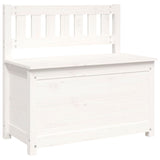 Bench White 80x41x77 cm Solid Wood Pine 823550