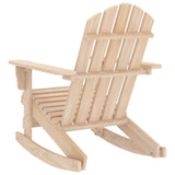 Garden Adirondack Rocking Chair Solid Fir Wood 315882
