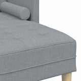 Sofa Set with Cushion Light Grey 173 x 131 x 67 cm Polyester 42001913