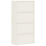 ZNTS File Cabinet White 90x40x220 cm Steel 3188314