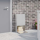 Parcel Drop Box Silver 44 x 22 x 82 cm Stainless Steel 874923
