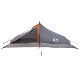 Backpacking Tent Grey and Orange 2-Person 42018576