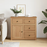 Sideboard with Drawers Panama 93x40x80 cm Solid Wood Pine 4016384