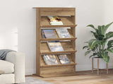 Magazine Rack Artisan Oak 70 x 41 x 156 cm Engineered Wood 899526