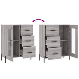 Sideboard Grey Sonoma 69.5x34x90 cm Engineered Wood 828058