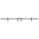 Sliding Door Hardware Kit 427 cm Steel Black 3295780