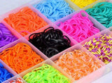 15000Pcs Kit Box Rubber Loom Bands Children Mult-color Make Woven Bracelet 43248119