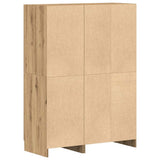 2 Piece Kitchen Cabinet Set Artisian Oak Engineered Wood 3324150