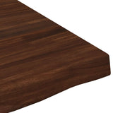 Live Edge Table Top 90 x 90 x 3.5 cm Square Solid Acacia Wood 938644