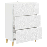 Drawer Cabinet High Gloss White 66 x 34.5 x 90 cm 895069