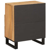 Bedside Cabinet Natural 50 x 33 x 62 cm Solid Mango Wood 4018054